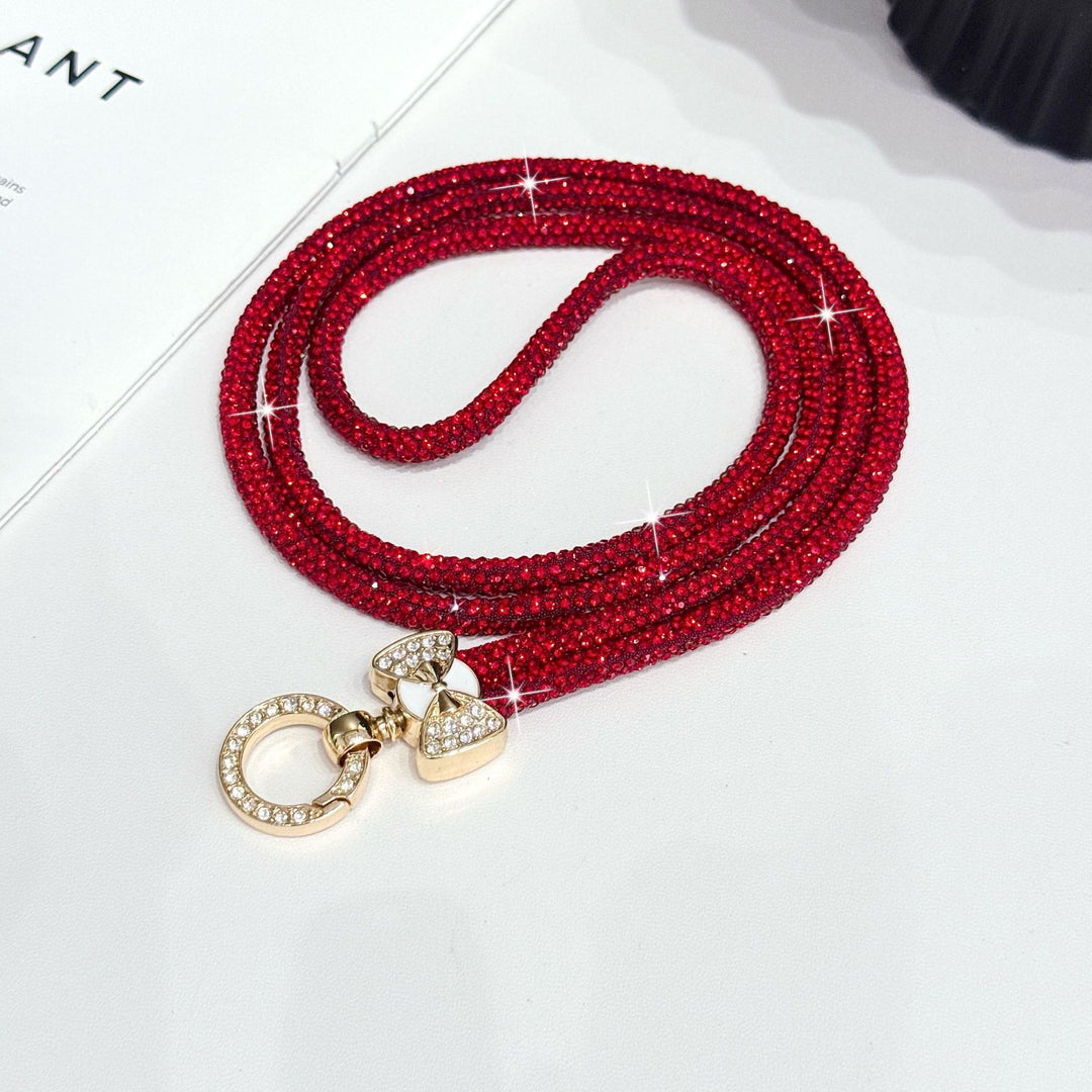 Elegante Strass-Brillen Kette Karnz
