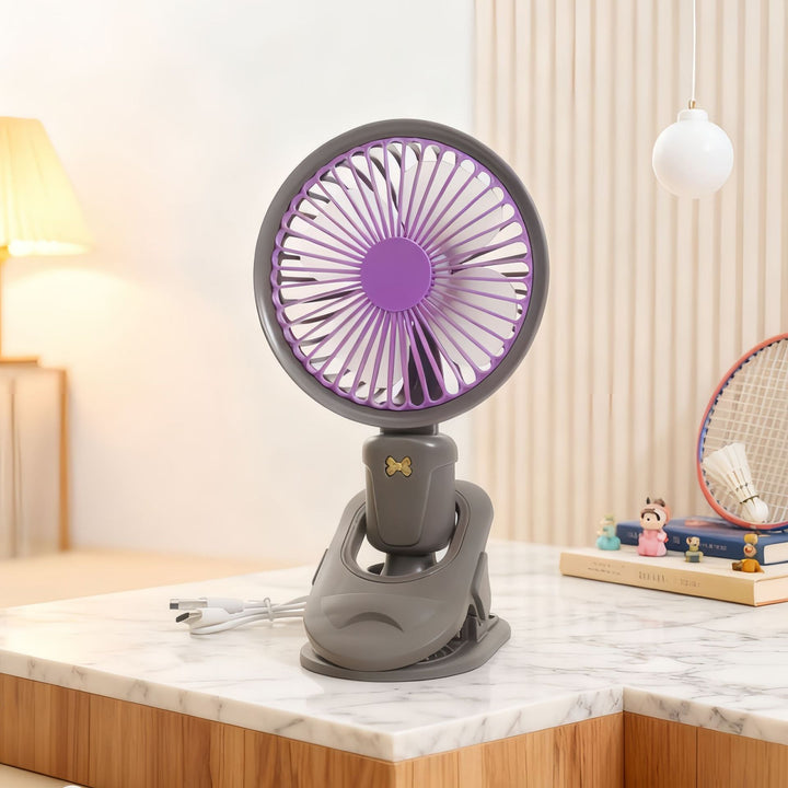 Damen Tragbarer Tischventilator mit flexiblem Neigungswinkel und kraftvollem Luftstrom Karnz
