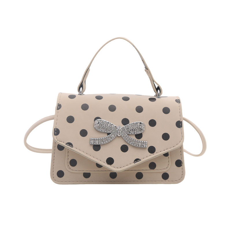 WoElegant Polka Dot Handtasche Karnz