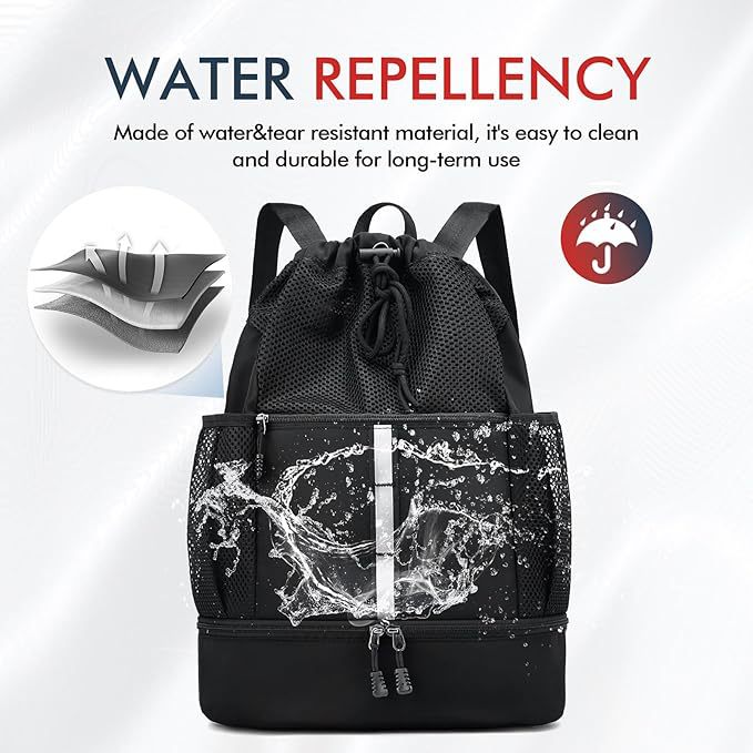Erweiterbarer Mesh-Gym-Rucksack Karnz