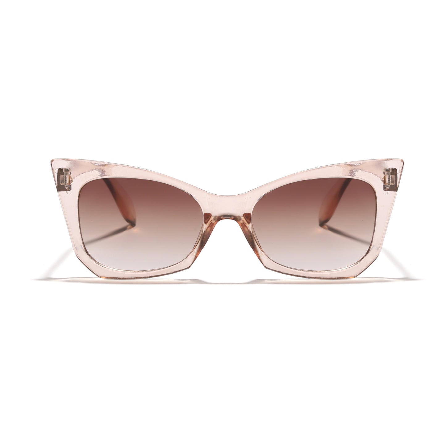 Damen Sonnenbrille im trendigen Cat-Eye Design mit auffälligem Leopardenmuster Karnz