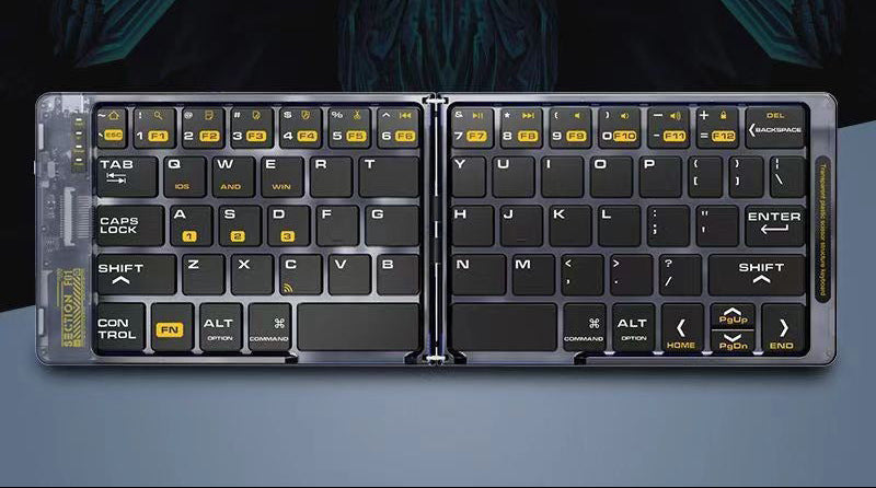 Tragbare zusammenklappbare Bluetooth-Tastatur Karnz