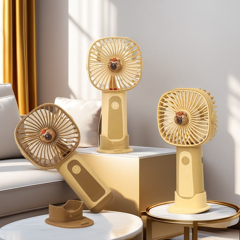 Damen Kompakter Handventilator mit Sprühfunktion und USB-Ladeoption Karnz