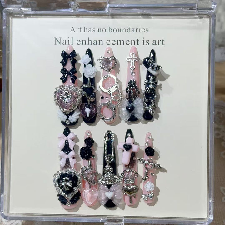 Künstlerische dekorative Nagelspitzen