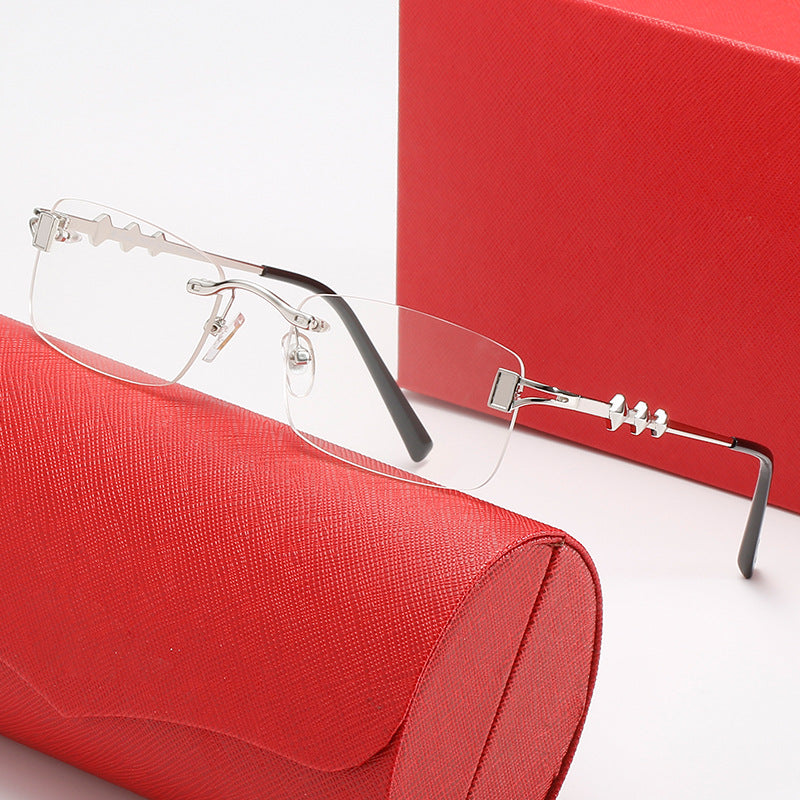 Damen modische Retro-Sonnenbrille mit luxuriösem Metallrahmen und polarisierenden Gläsern Karnz