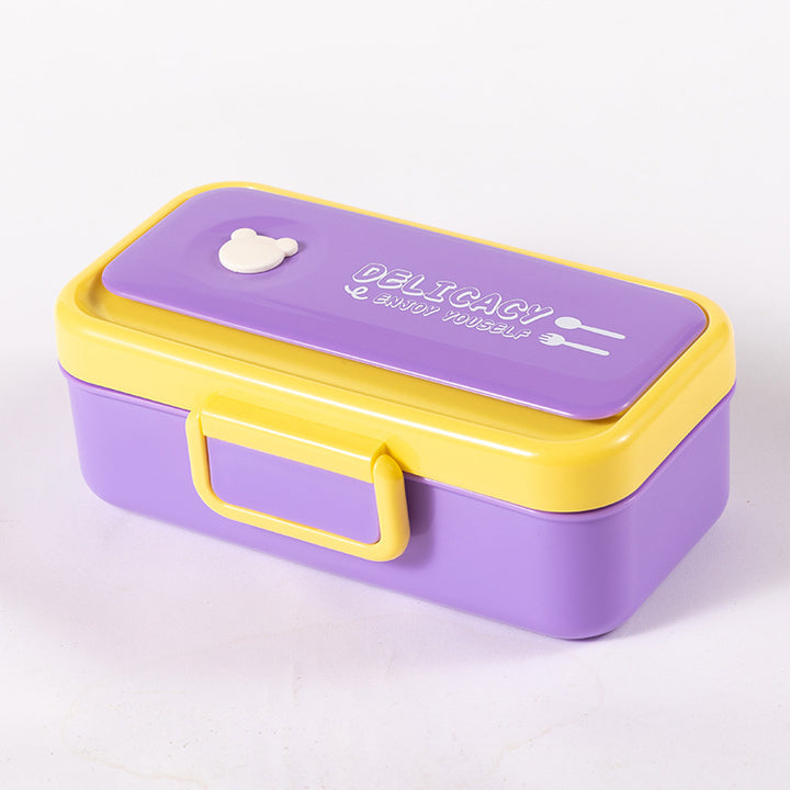 Mehrschichtige Bento-Lunchbox mit sicherem Verschluss