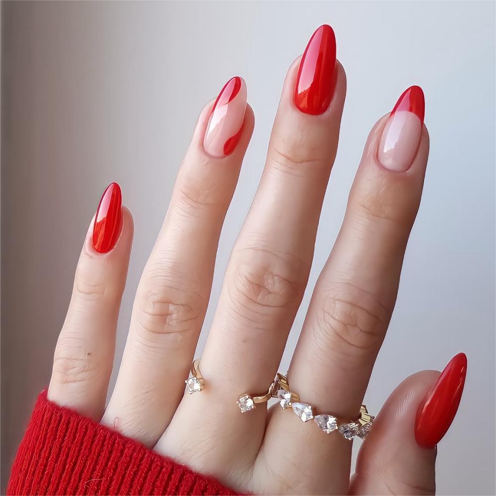 Premium Glänzende Stiletto Nägel