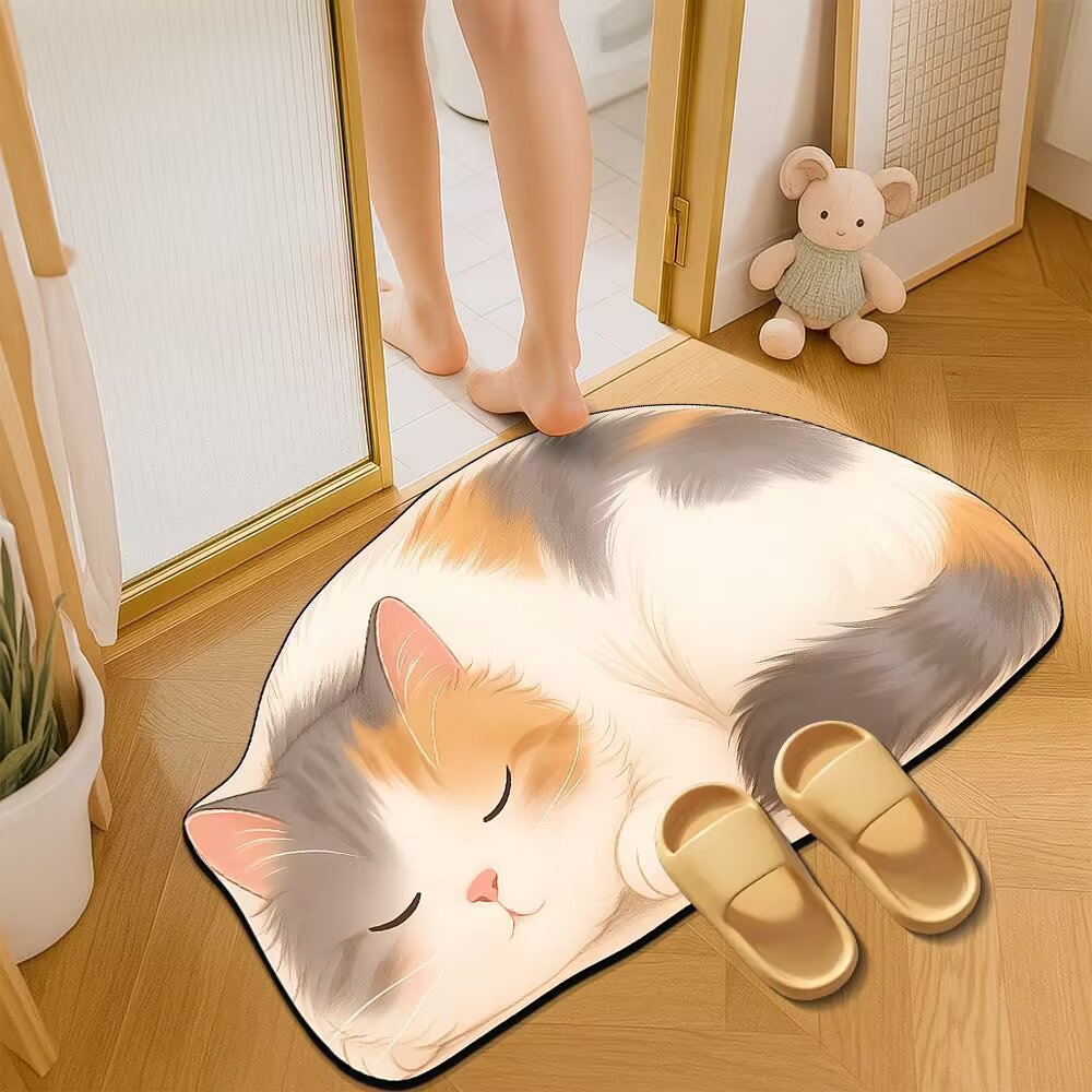 Dekorative Katzen-Themen-Bodenmatte