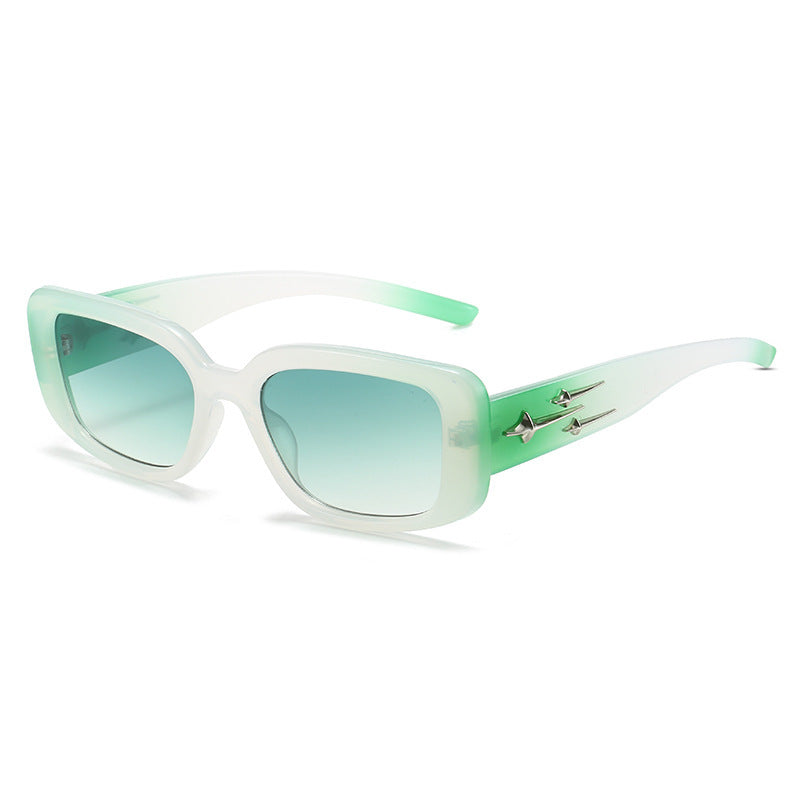 Moderne Minimalistische Quadratische Rahmen Sonnenbrille Karnz