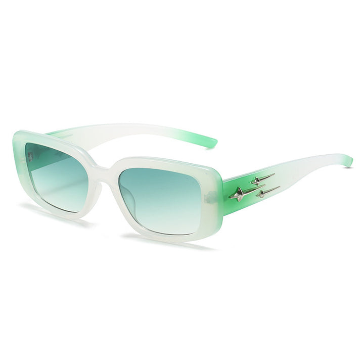 Moderne Minimalistische Quadratische Rahmen Sonnenbrille Karnz