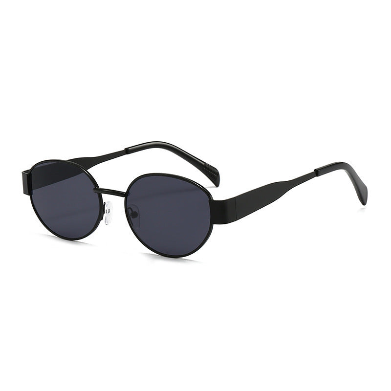 Damen modische Sonnenbrille mit elegantem Metallrahmen Karnz