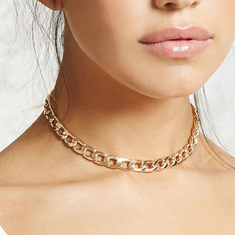 Statement Link Chain Necklace Karnz