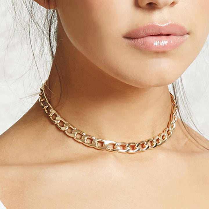Statement Link Chain Necklace Karnz