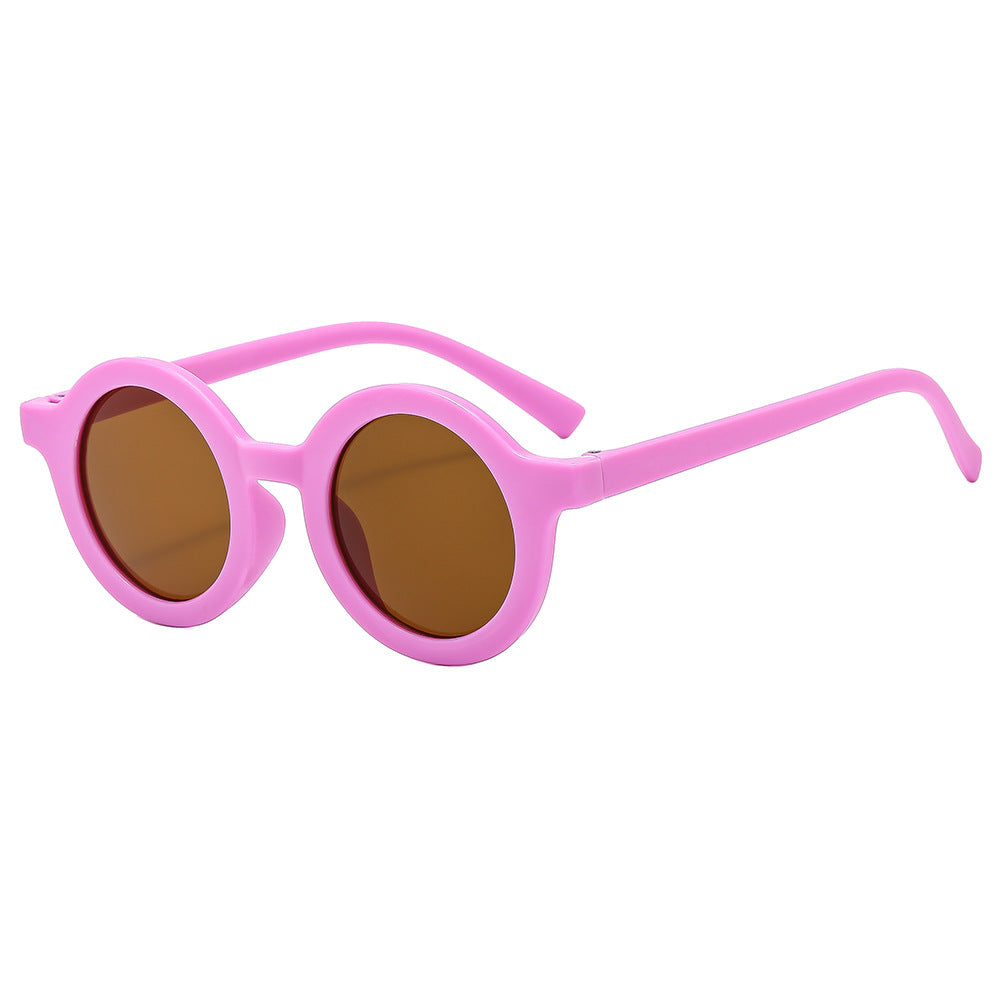 Damen ausgefallene runde Sonnenbrille Karnz