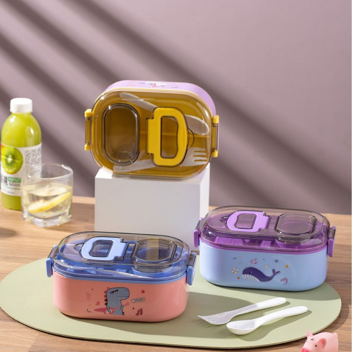 Cartoon-Themen Mehrfach-Fach Lunchbox