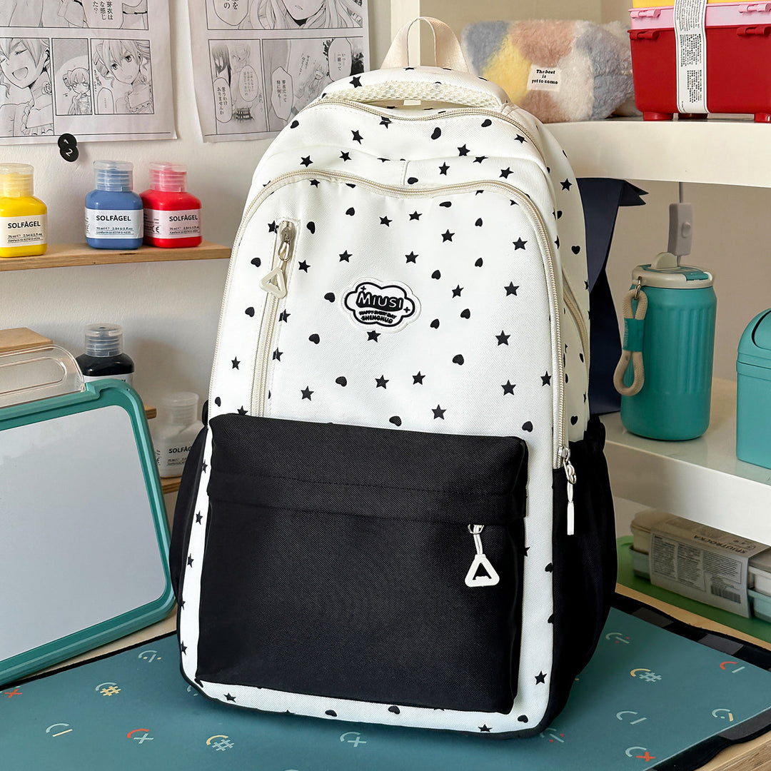 Sternenprint lässiger Rucksack Karnz