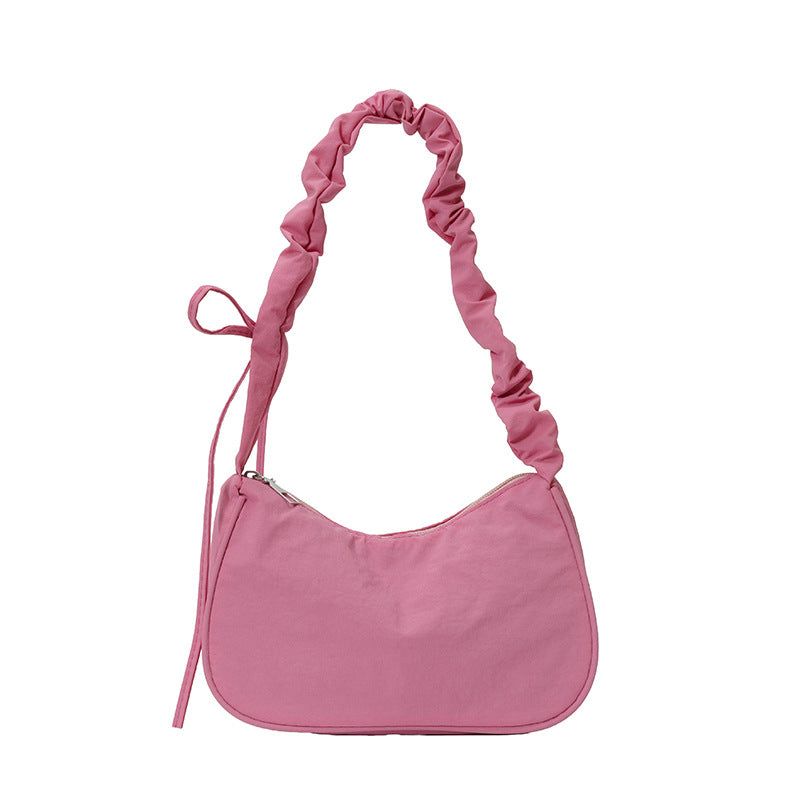 WoTexturiertes Stoff Sling Bag Karnz