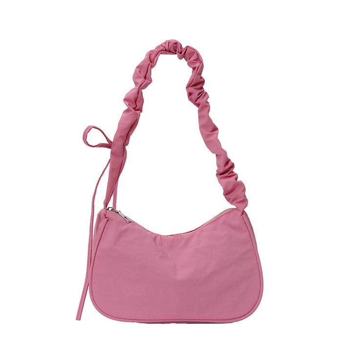 WoTexturiertes Stoff Sling Bag Karnz