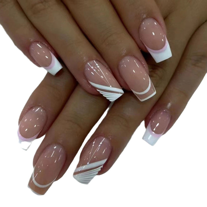 Moderne Geometrische Nagelkunst Karnz