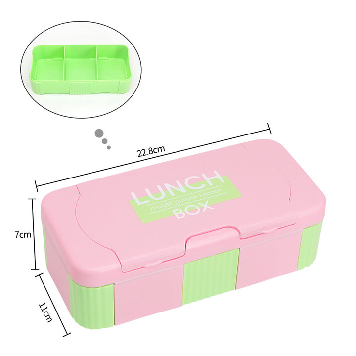 Stilvolle Mehrfach-Sektionen Lunchbox