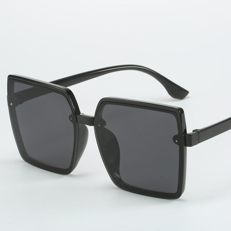 Damen Oversized Sonnenbrille mit quadratischem Rahmen Karnz