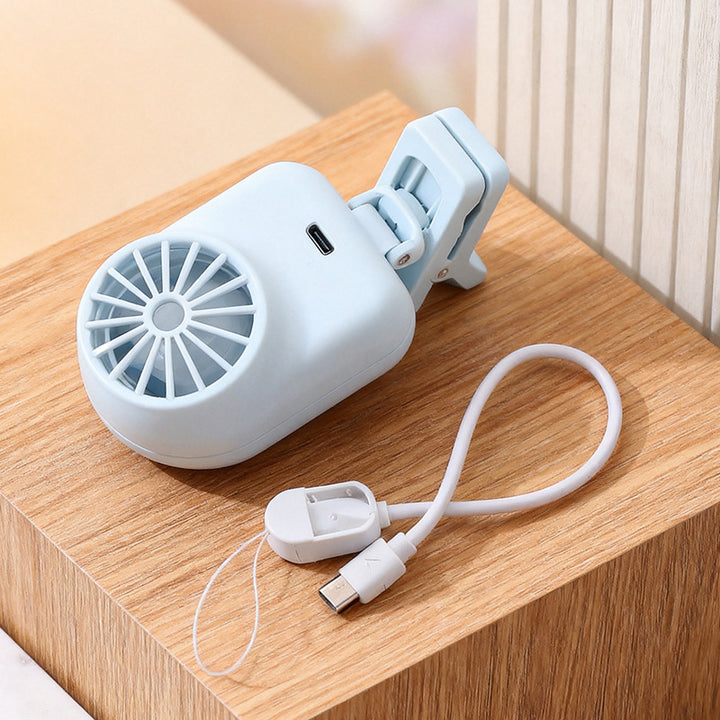 Unisex Klammer Handventilator mit leistungsstarker Windtechnologie Karnz