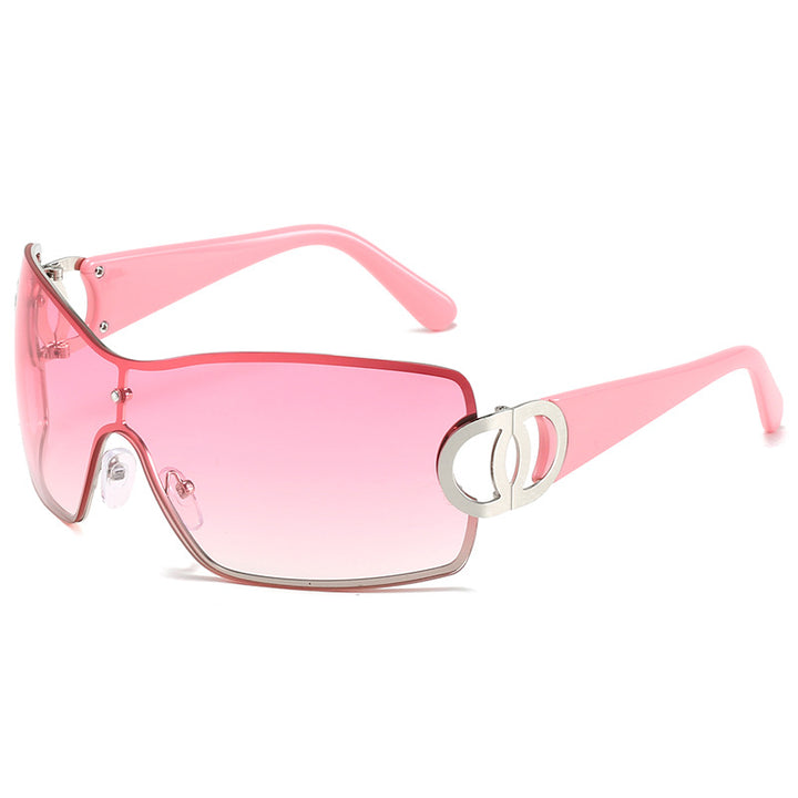 Stylische Chunky Quadratrahmen Sonnenbrillen Karnz