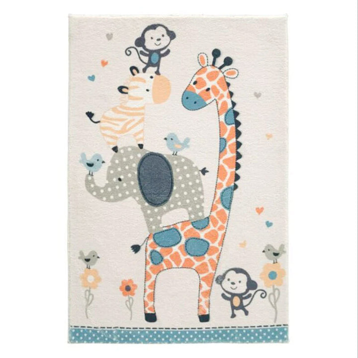 Niedlicher Kaninchen-Themen Decor-Arbeitsbereich Teppich für das Zuhause