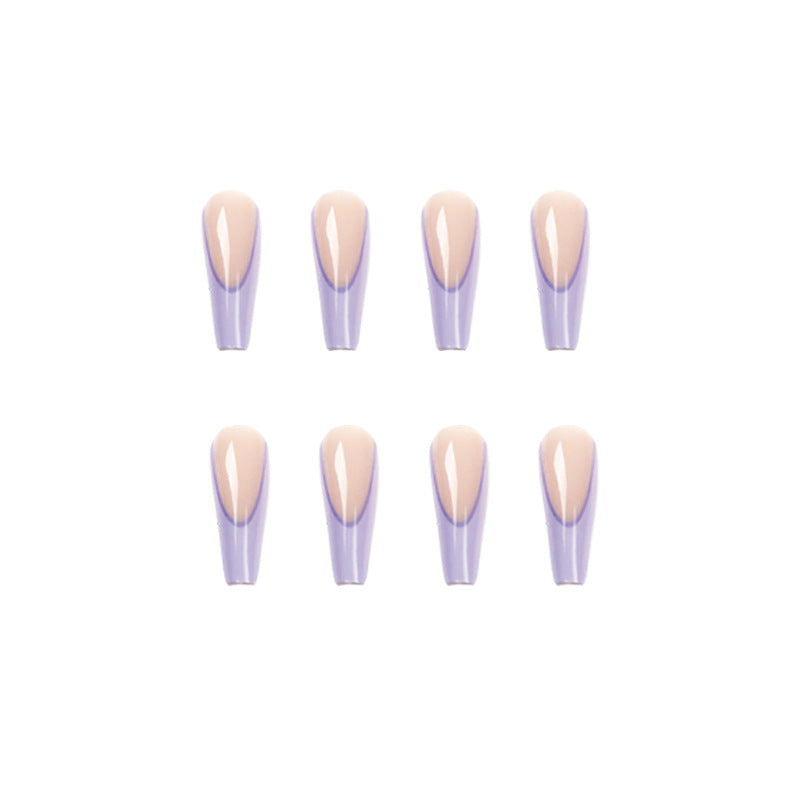 Künstliche Nagelkunst mit elegantem Ombre-Design Karnz