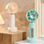 Damen Tragbarer Mini-Ventilator mit USB-Ladefunktion und flexibel einstellbarer Neigungsposition Karnz