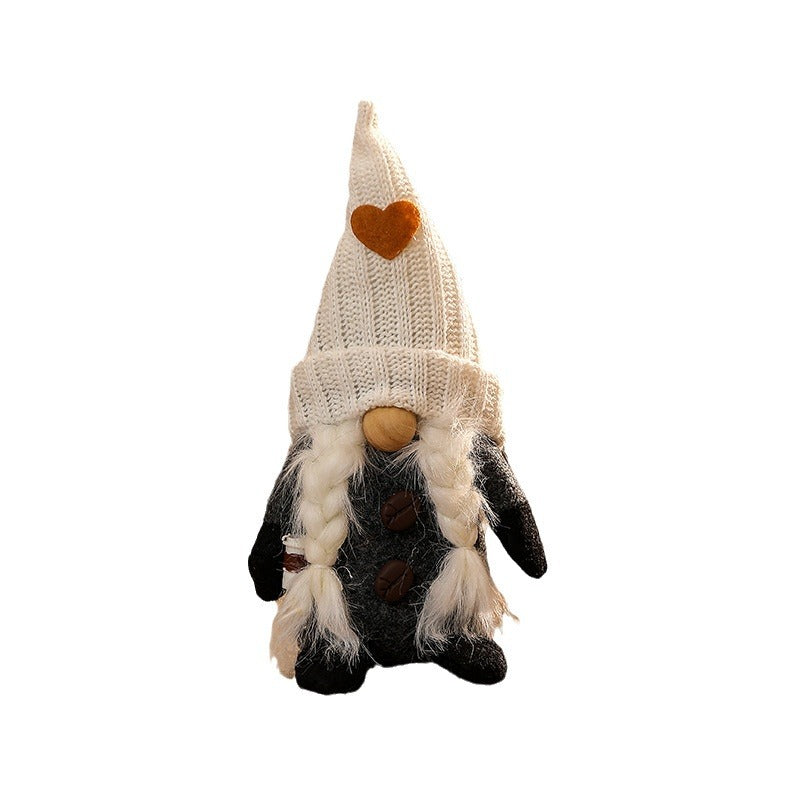 Dekorative Weihnachtsgnom Figur Karnz