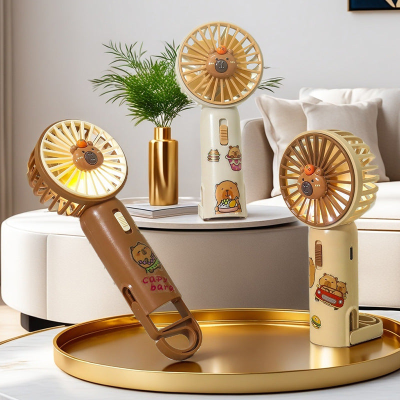 Damen Tragbarer Mini-Ventilator mit süßem Tierdesign Karnz