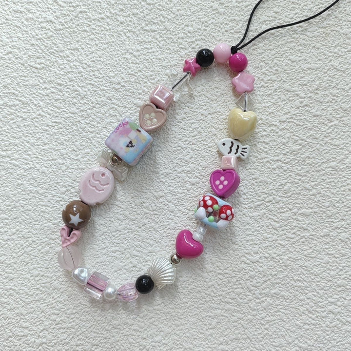Farbenfroher Charm Perlen Brillenband Karnz
