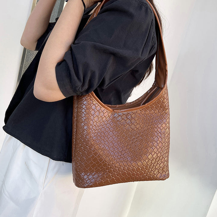 Texturiertes gewebtes Hobo Bag Karnz