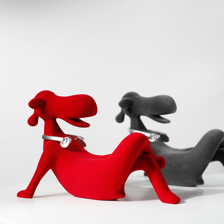 Verspielte dekorative Hundefigur