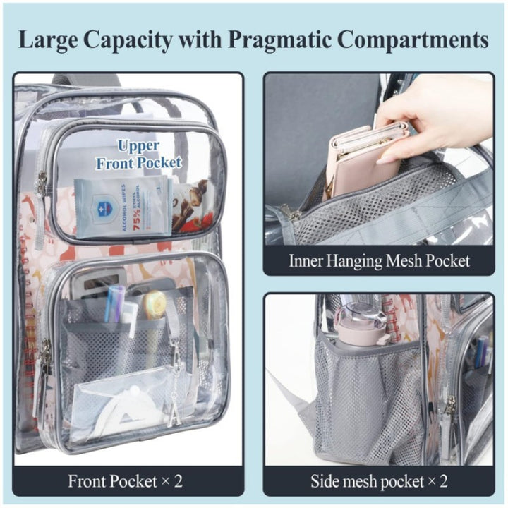 Transparenter Freizeit-Rucksack Karnz