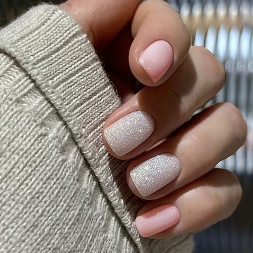 Premium Glänzendes Press-On Nagelset Karnz
