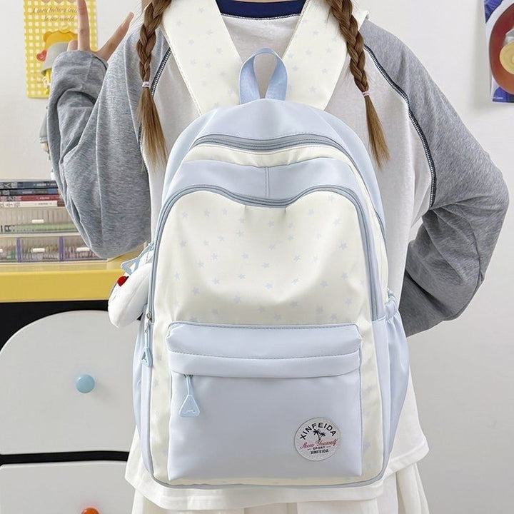 Lässiger Rucksack mit Sternmuster