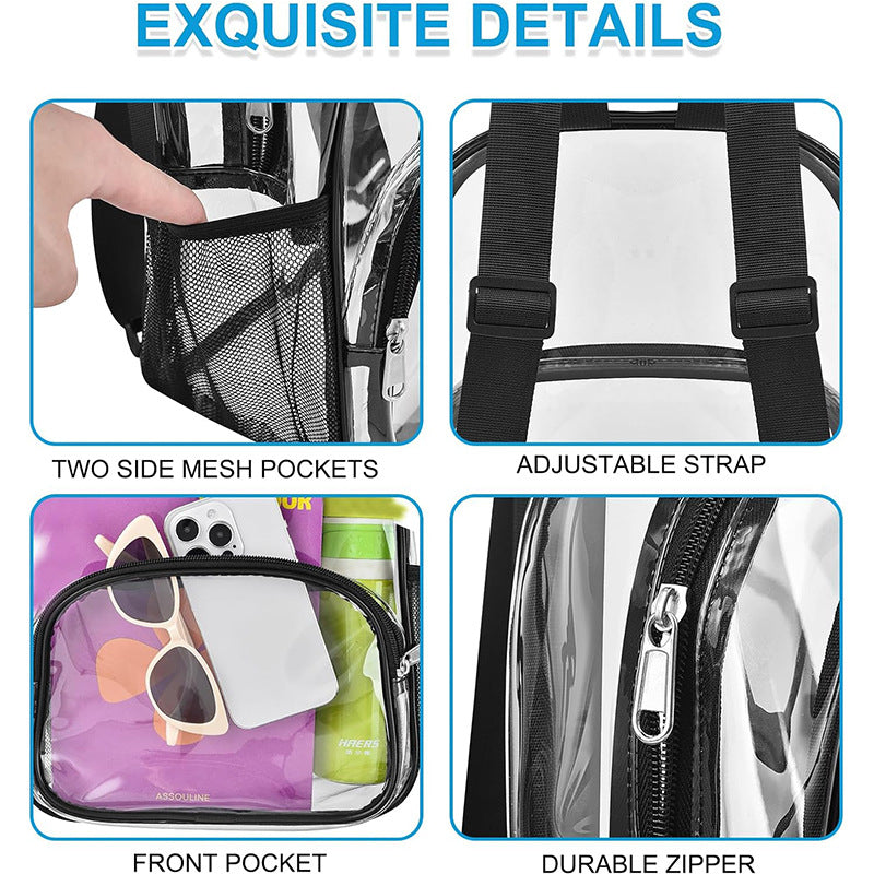 Unisex durchsichtiger Komfort-Rucksack Karnz