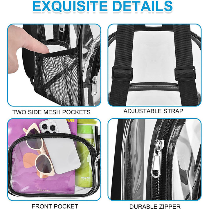 Unisex durchsichtiger Komfort-Rucksack Karnz