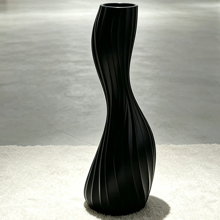 Elegante verdrehte dekorative Bodenvase Karnz