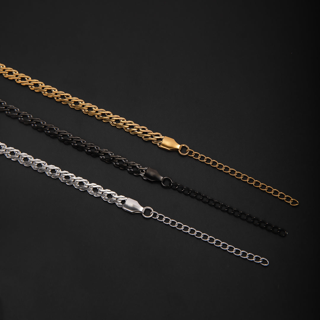 Stylische verwobene Kettenarmband Karnz