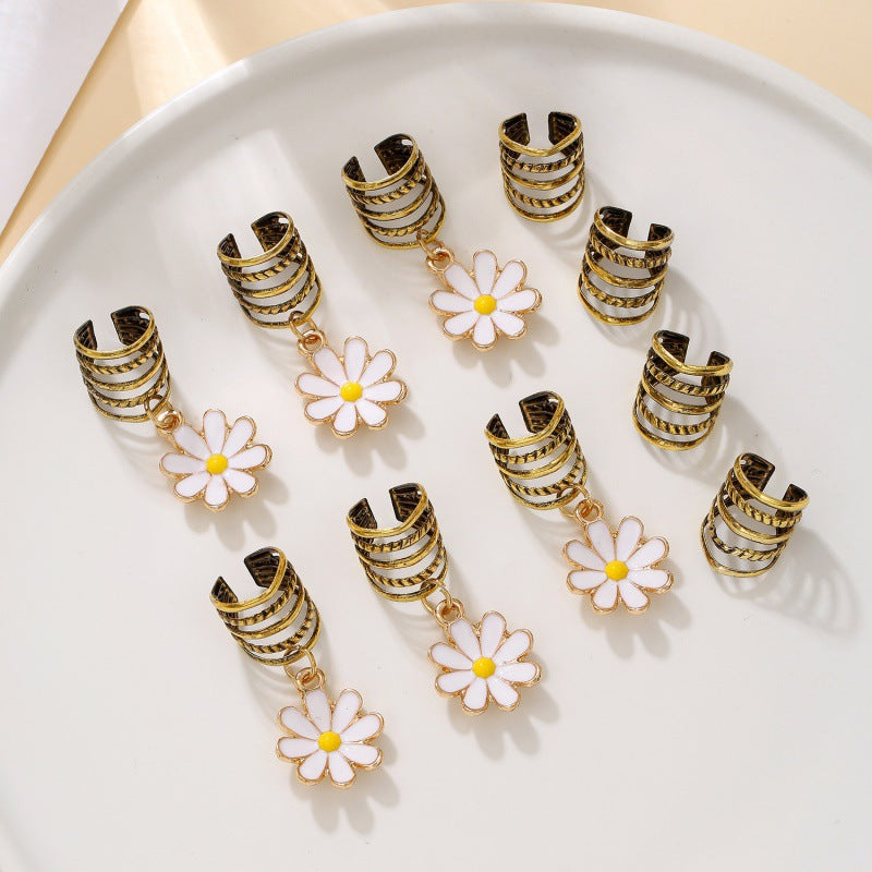 Stilvolle Haarclips mit Muschelmuster Karnz