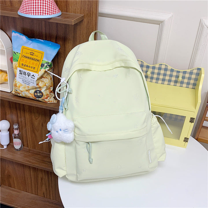 Gestickter süßer Charakter-Rucksack