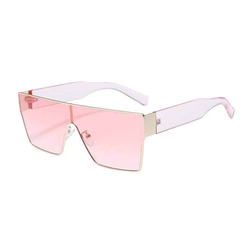 Damen Modische visierartige Sonnenbrille mit innovativem Rahmen Karnz