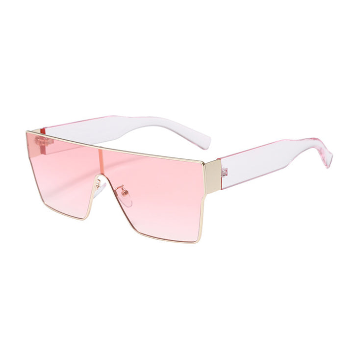 Damen Modische visierartige Sonnenbrille mit innovativem Rahmen Karnz