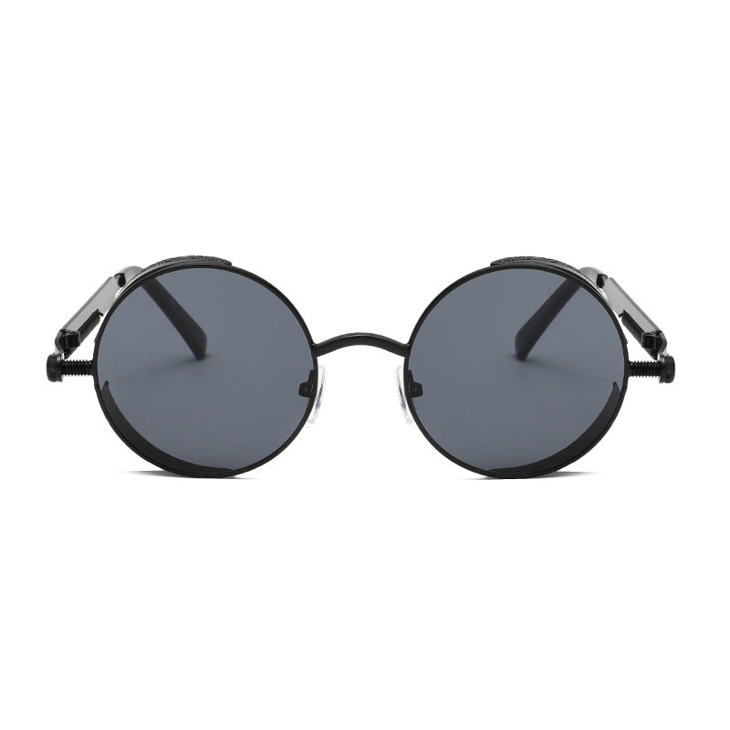 Damen Runde Sonnenbrille mit hochwertigem Metallrahmen Karnz