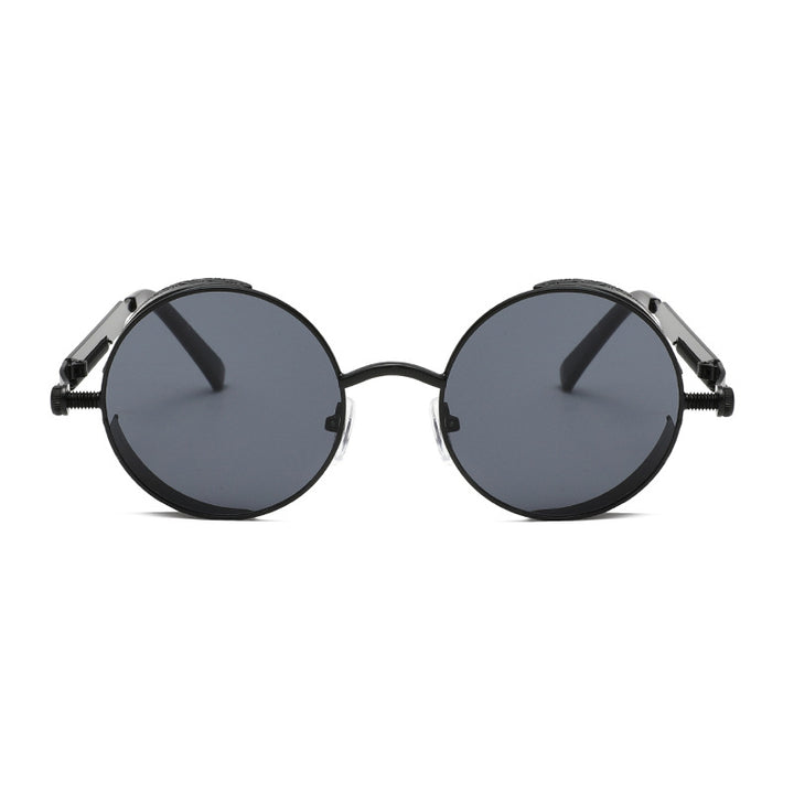 Damen Runde Sonnenbrille mit hochwertigem Metallrahmen Karnz