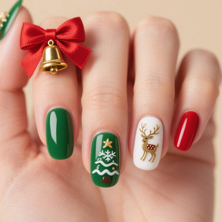 Festliches Feiertags-Nagelkunstset Karnz