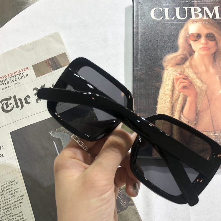 Damen moderne quadratische Sonnenbrille Karnz